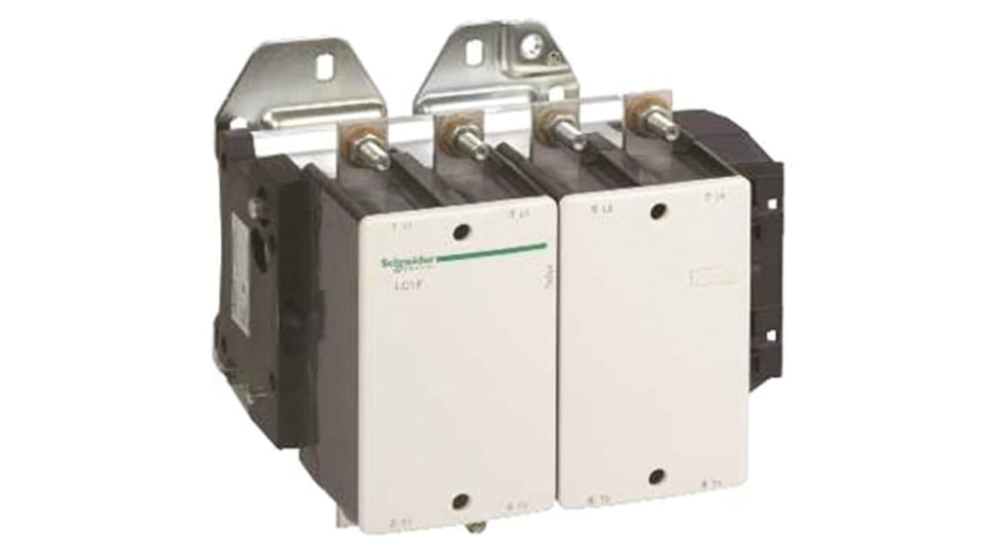 Schneider Electric LC1F Series Contactor, 380 V ac Coil, 4-Pole, 400 A, 4NO