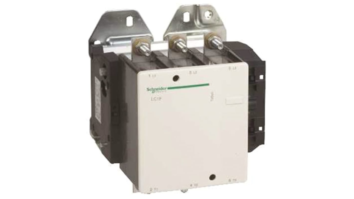 Contattore Schneider Electric, serie LC1F, 3 poli, 3 NO, 200 kW, bobina 220 V c.a.