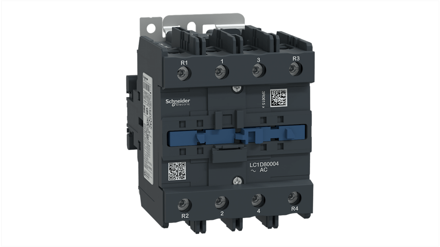 Schneider Electric TeSys D LC1D Leistungsschütz / 115 V ac Spule, 4 -polig 4 Schließer