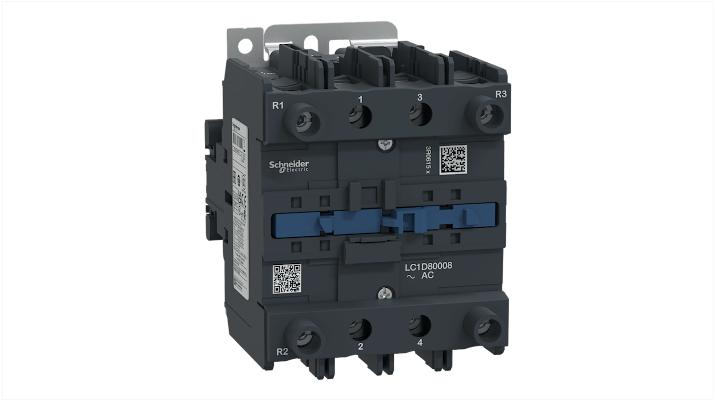 Schneider Electric TeSys D LC1D Leistungsschütz, 4 -polig 2 Schließer + 2 Öffner / 80 A