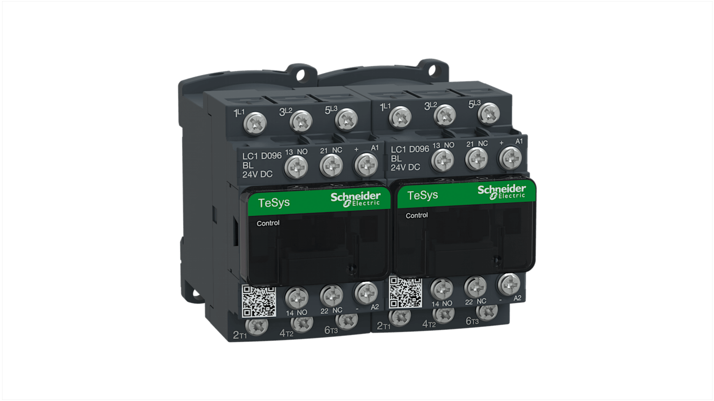 Schneider Electric TeSys D LC2D Leistungsschütz / 24 V dc Spule, 3 -polig , 300 V dc, 690 V ac, Umkehrend