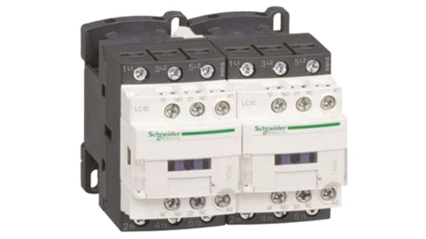 Schneider Electric LC2D Series Contactor, 400 V ac Coil, 3-Pole, 5.5 kW, 300 V dc, 690 V ac