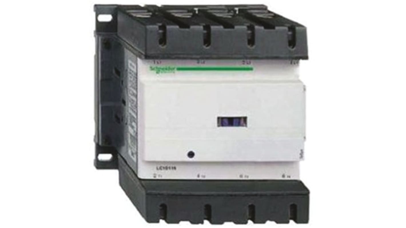 Schneider Electric LC1D Series Contactor, 24 V ac Coil, 4-Pole, 4NO