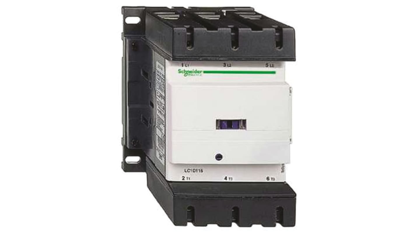 Schneider Electric LC1D Series Contactor, 220 V ac Coil, 3-Pole, 3NO