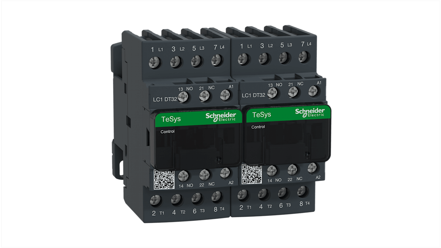 Schneider Electric TeSys D LC2D Leistungsschütz / 110 V ac Spule, 4 -polig , 300 V dc, 690 V ac, Umkehrend