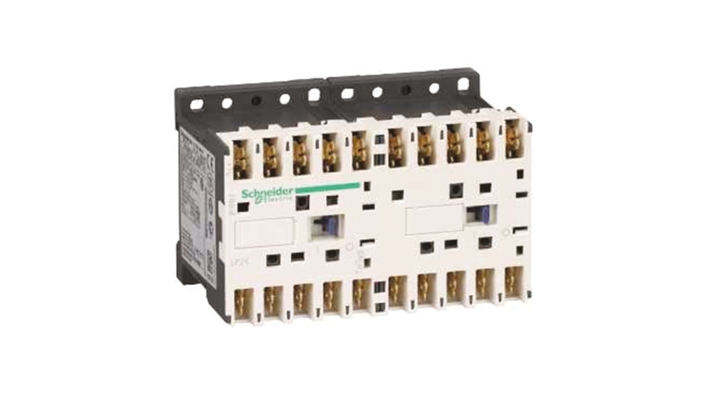 Schneider Electric LP2K Series Contactor, 24 V dc Coil, 3-Pole, 6 A, 3 kW, 690 V ac