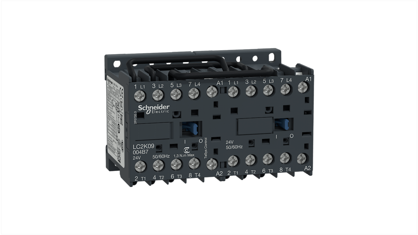 Schneider Electric TeSys K LC2K Contactor, 110 V ac Coil, 4-Pole, 20 A, 690 V ac