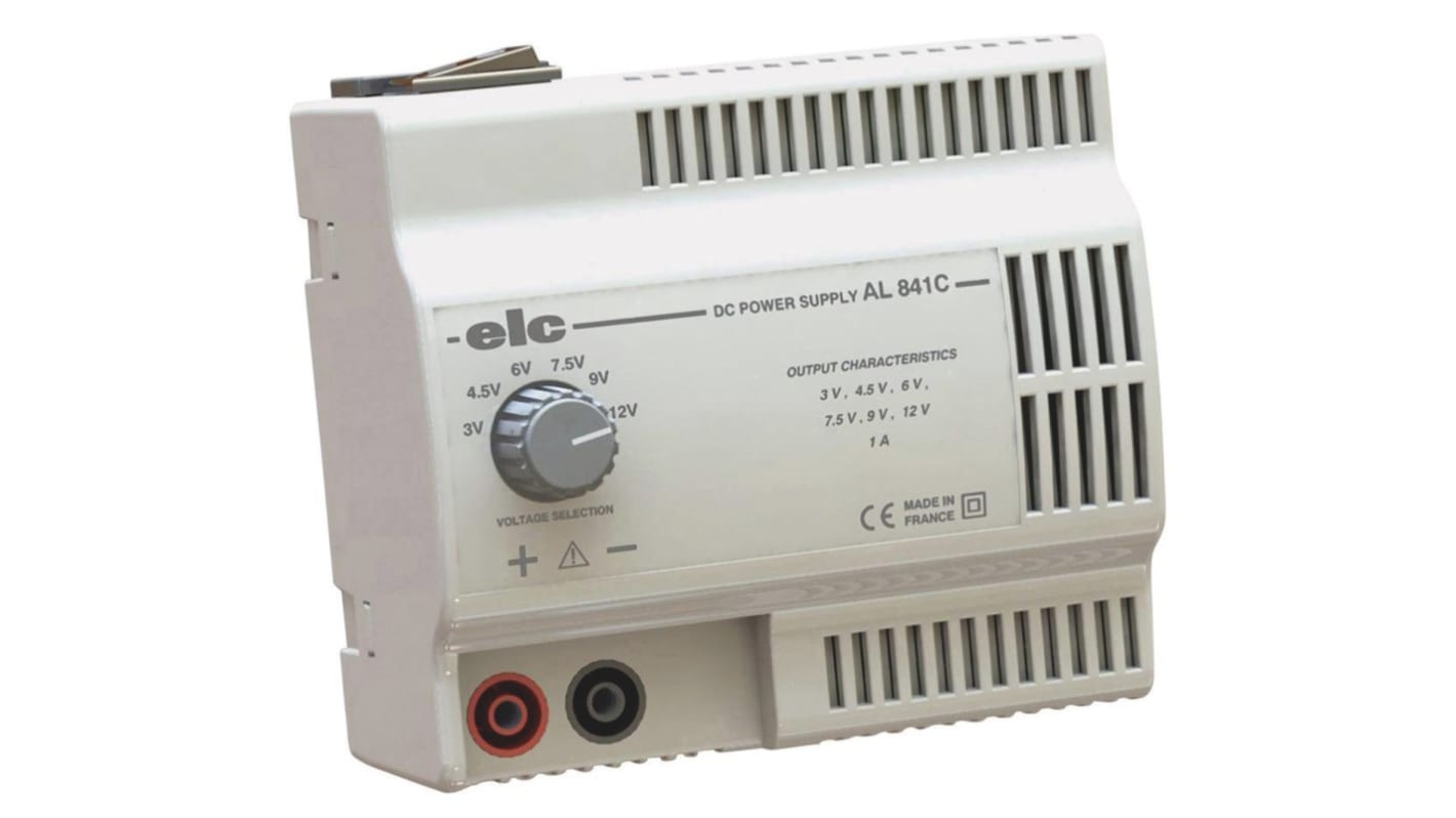 Alimentatore da banco ELC AL841C, 1 uscita, 3 → 4,5V, 1A, 12W