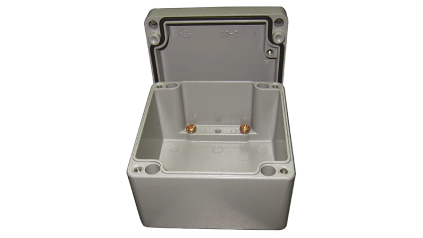 Caja RS PRO de Aluminio Presofundido Plateado, 400 x 310 x 110mm, IP66