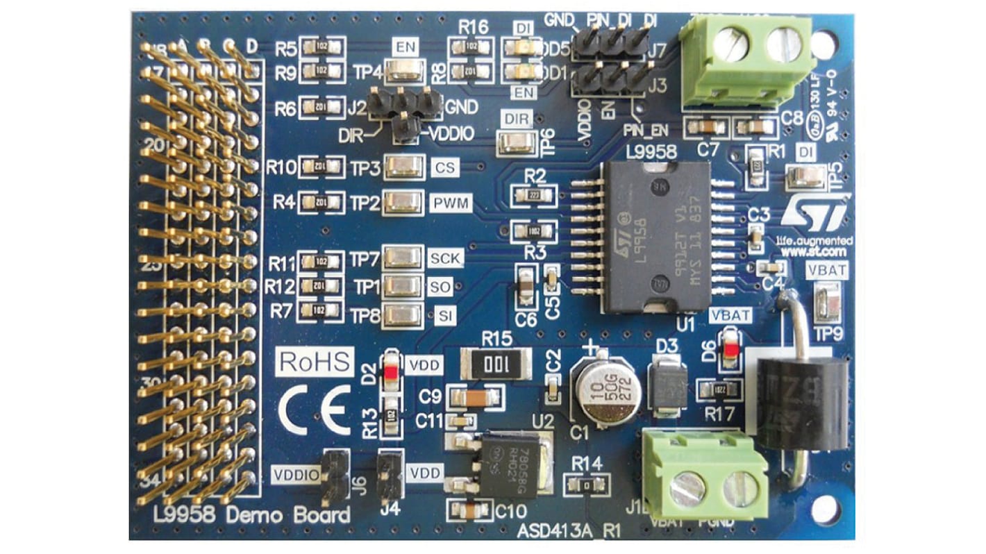 Placa de evaluación Controlador de motor STMicroelectronics - EVAL-L9958