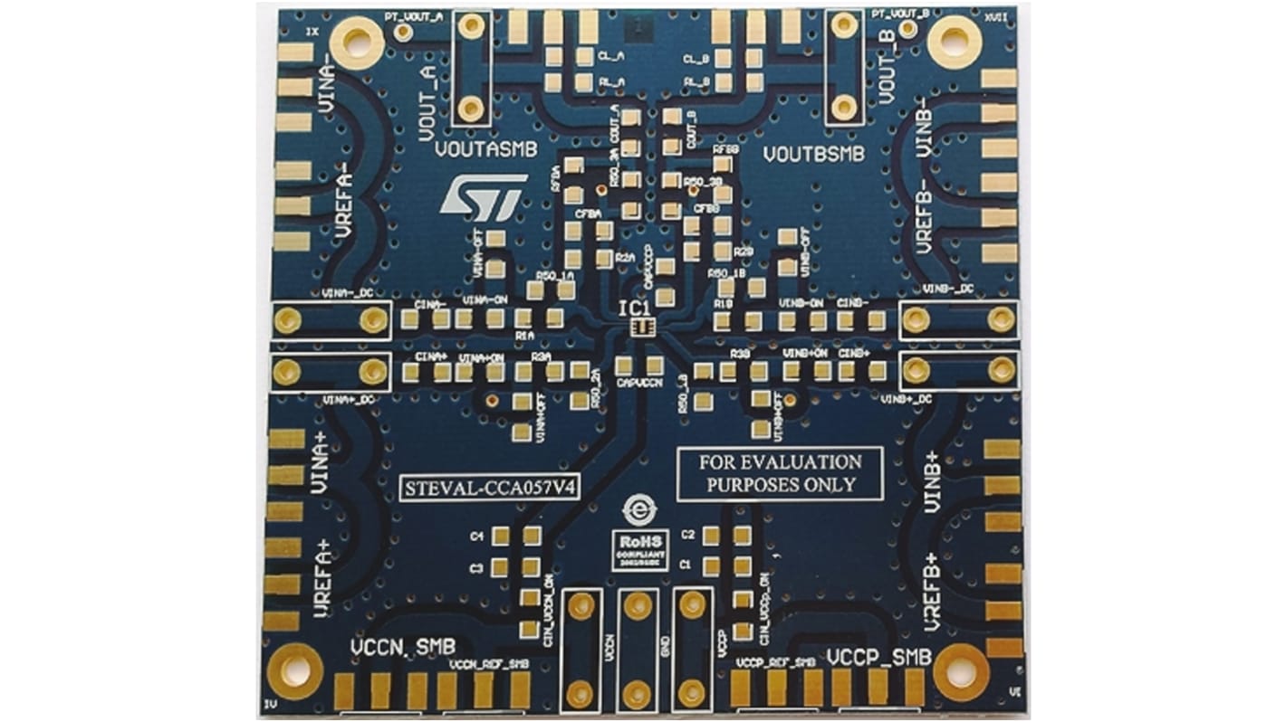 Vývojová sada pro analogové obvody, STMicroelectronics