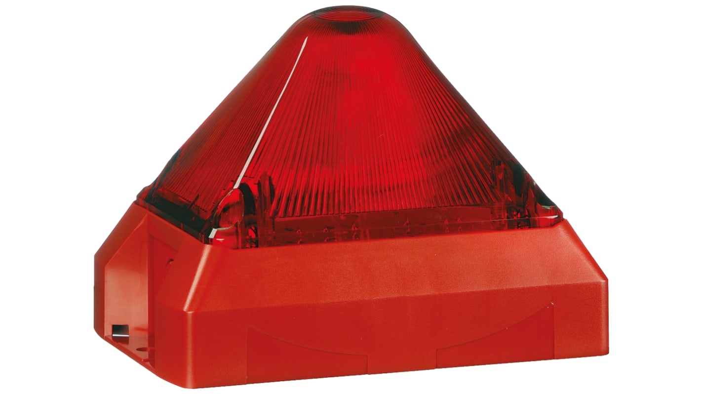 Pfannenberg PY X-M-10, Xenon Blitz Signalleuchte Rot, 230 V ac x 124mm