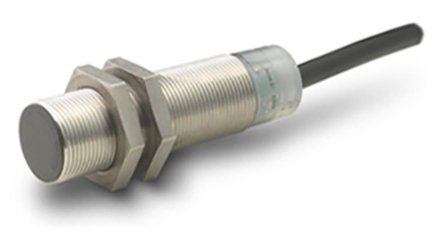 Eaton Series Inductive Barrel-Style Proximity Sensor, M18 x 1, 5 mm Detection, 20 → 250 V ac, IP67, IP69K