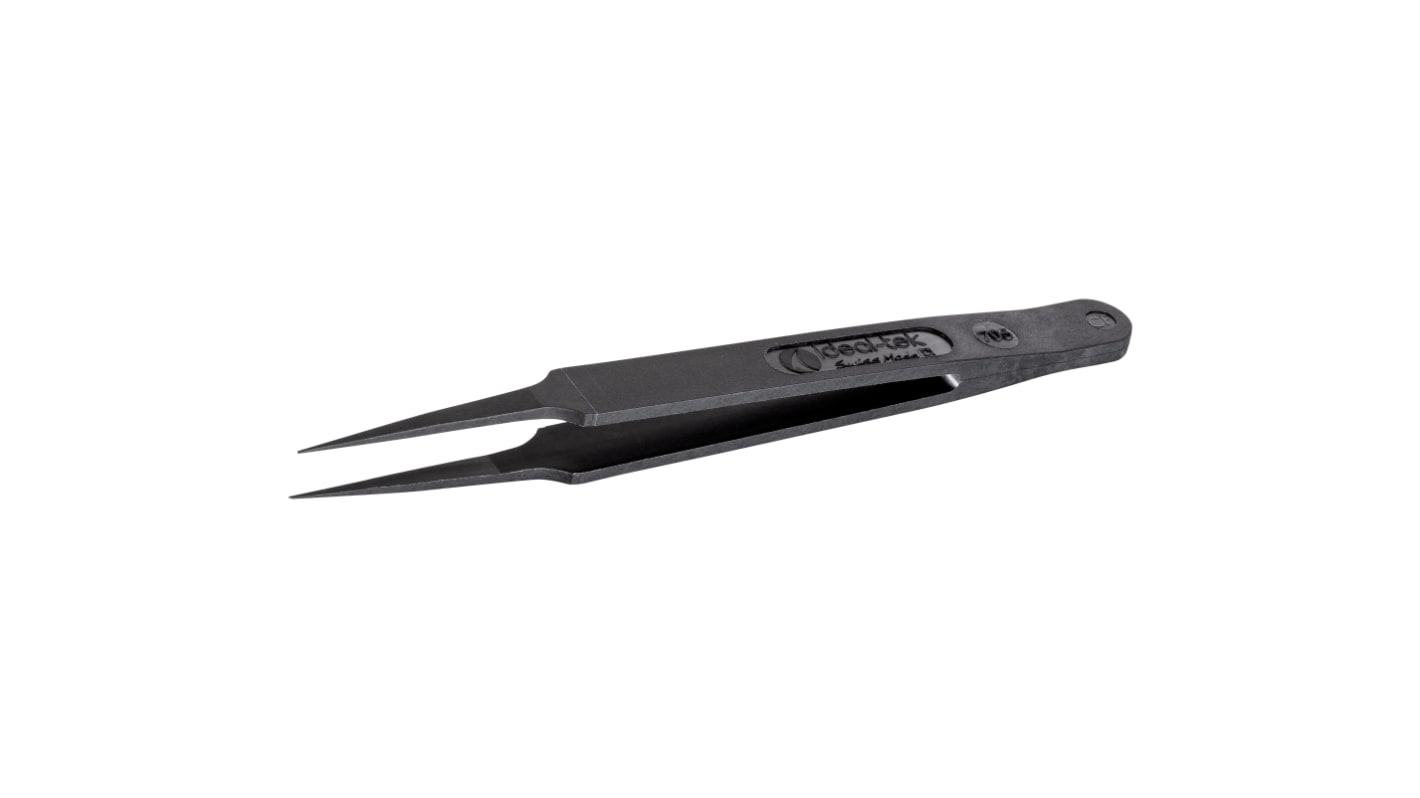 ideal-tek 115 mm, PA66/CF30 (Tip), Plastic (Body), ESD Tweezers
