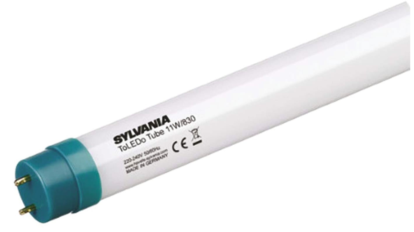 Tubo fluorescente LED Sylvania, 100 → 240 V, 11 W, 1200 lm, colore Bianco freddo 840, lampada T8 da 40000h con