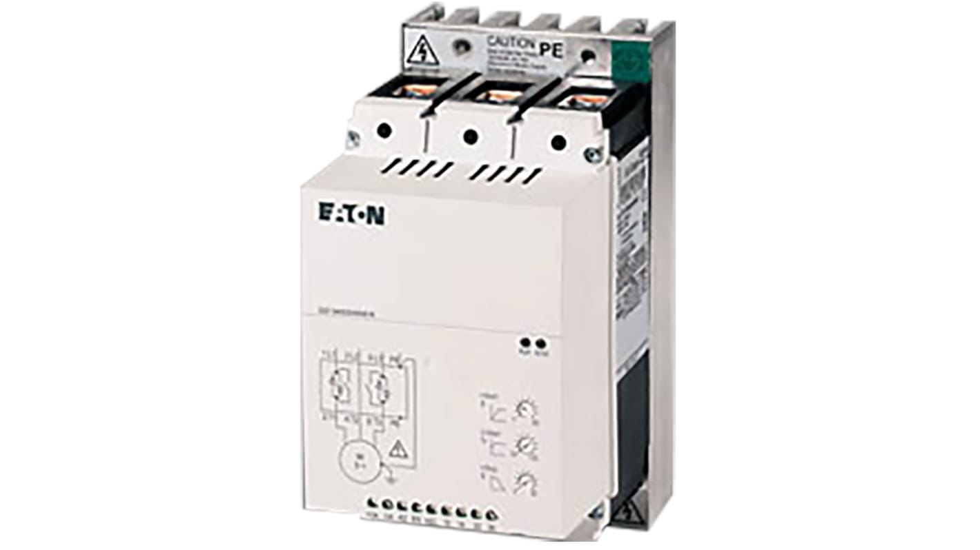 Arrancador suave Eaton Eaton Moeller, 70 A, 400 V ac, 37 kW, trifásico, IP20