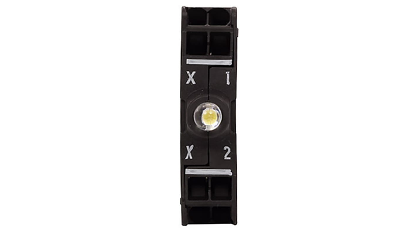 Eaton M22 Drucktaster-Kontaktblock Anzeigenblock LED, 12 → 30V ac/dc, Schraubanschluss