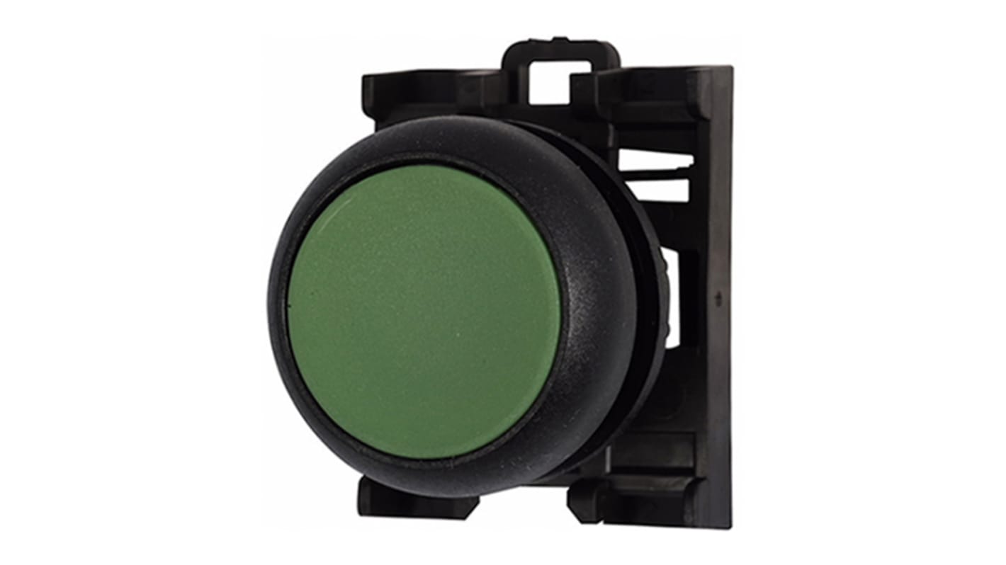 Pulsador Eaton RMQ Titan M22, color de botón Verde, Montaje en Panel, IP67, IP69K