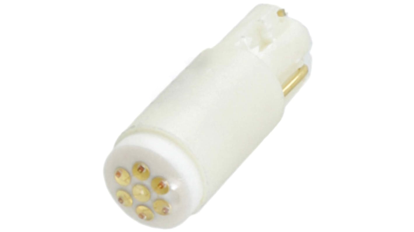 Honeywell White LED Reflector Bulb, 4V, Wedge Base