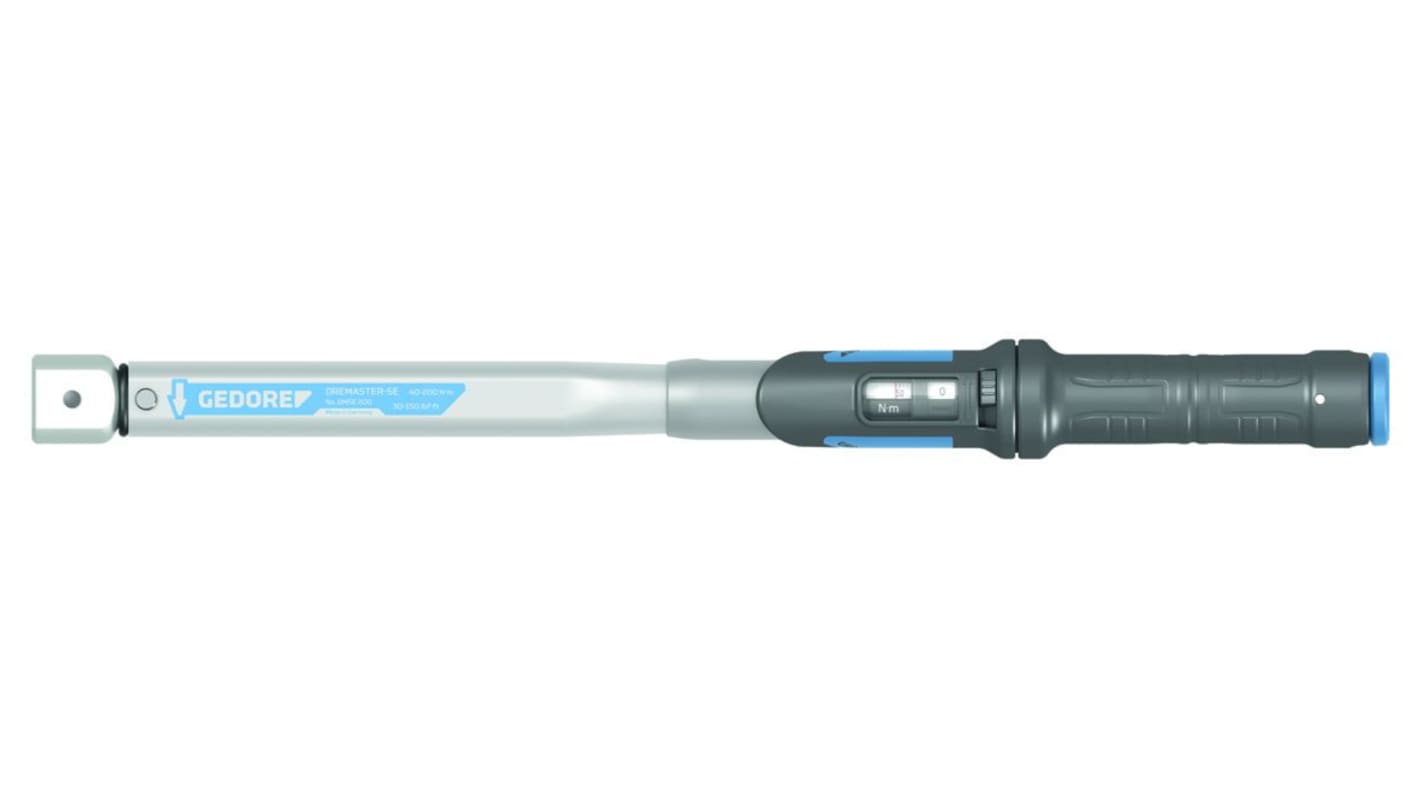 Gedore DMSE 100 Click Torque Wrench, 20 → 100Nm, Rectangular Drive, 9 x 12mm Insert