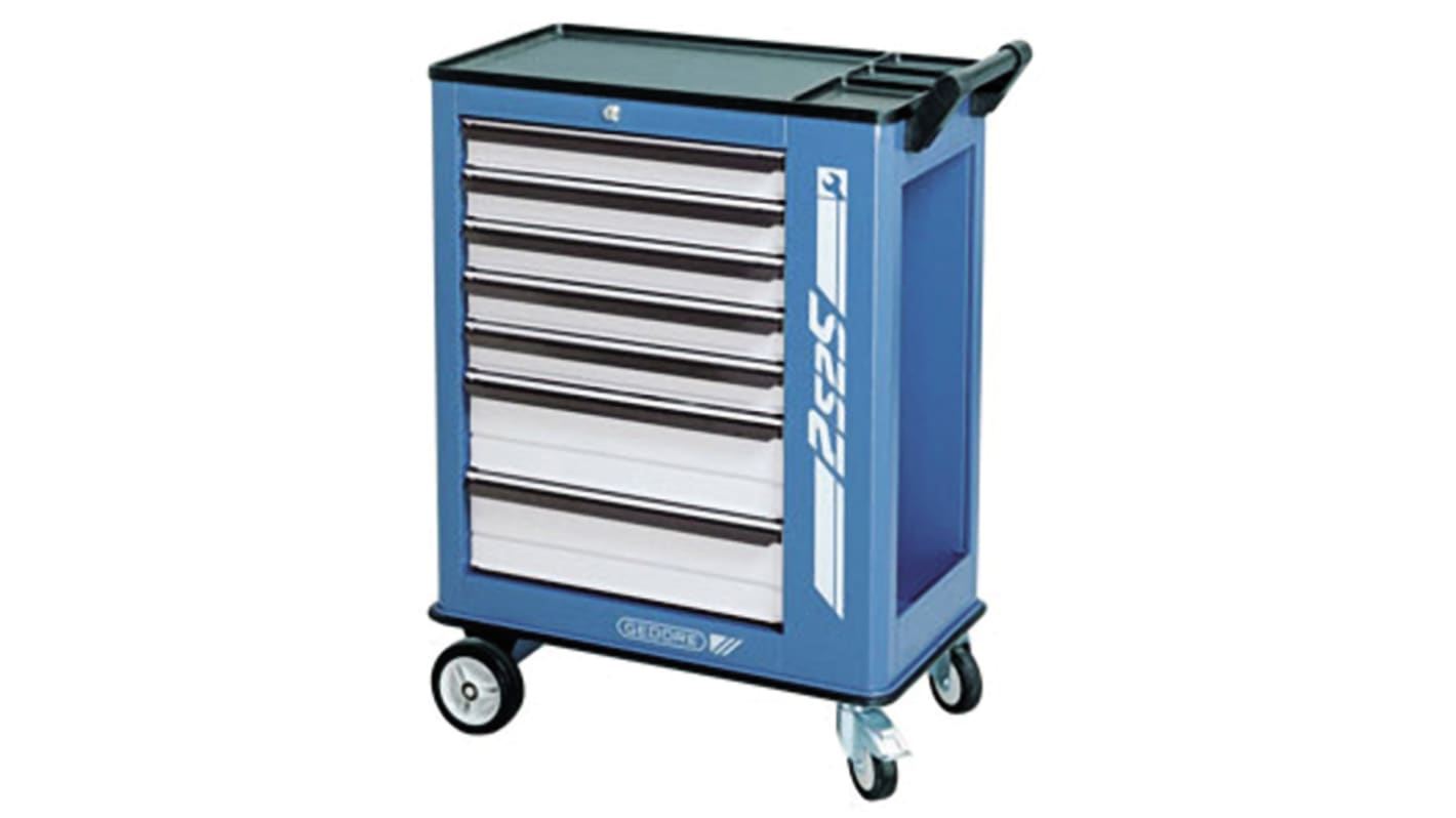 Gedore 7 drawer Steel Wheeled, 985mm x 1100mm x 395mm