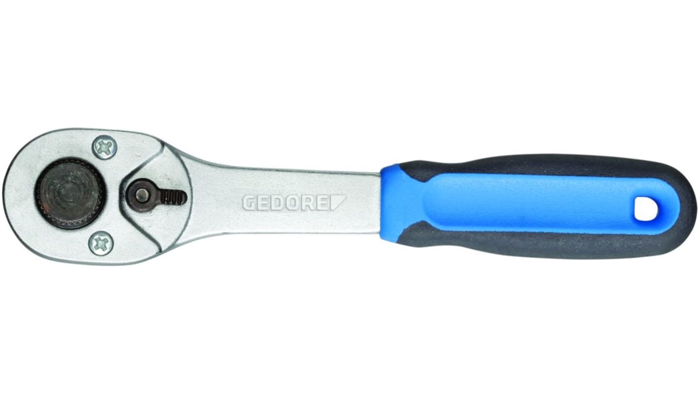 Gedore 5/16 in Hex Ratchet with Ratchet Handle, 130 mm Overall