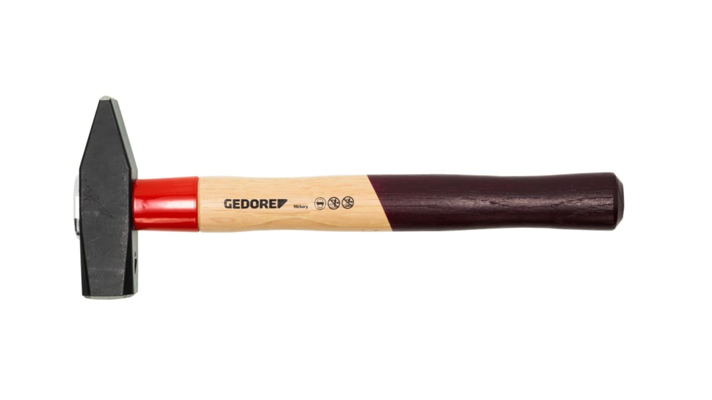 Gedore Ball-Pein Hammer with Wood Handle, 600g