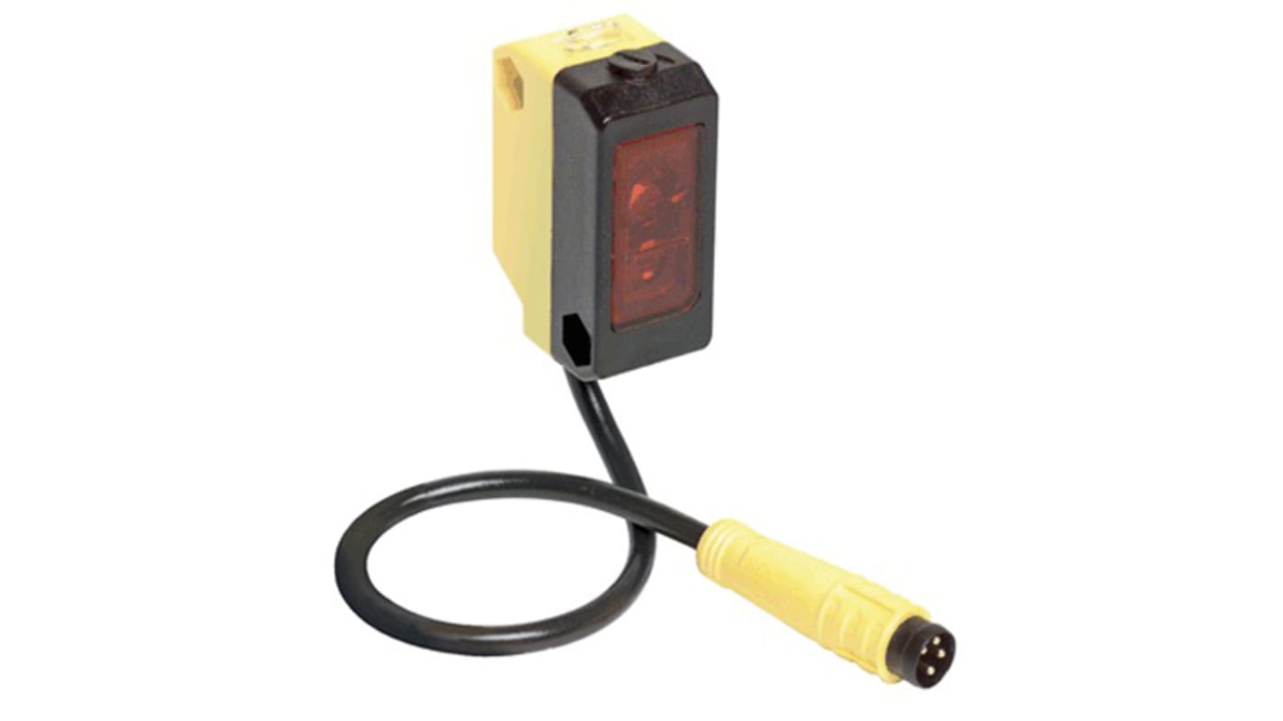 Banner Diffuse Photoelectric Sensor, Block Sensor, 20 → 250 mm Detection Range