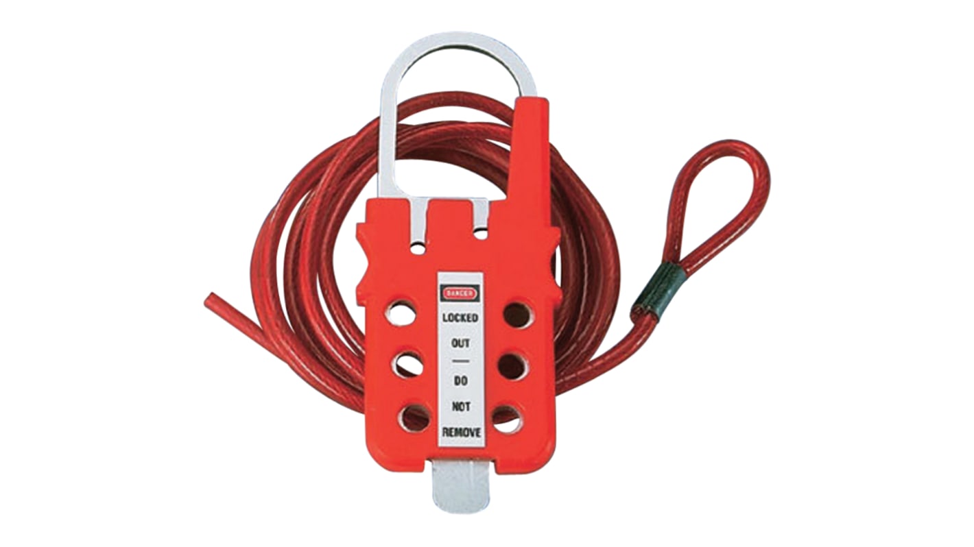 Panduit 6-Lock ABS, Polycarbonate Multiple Lockout, 4.8mm Shackle