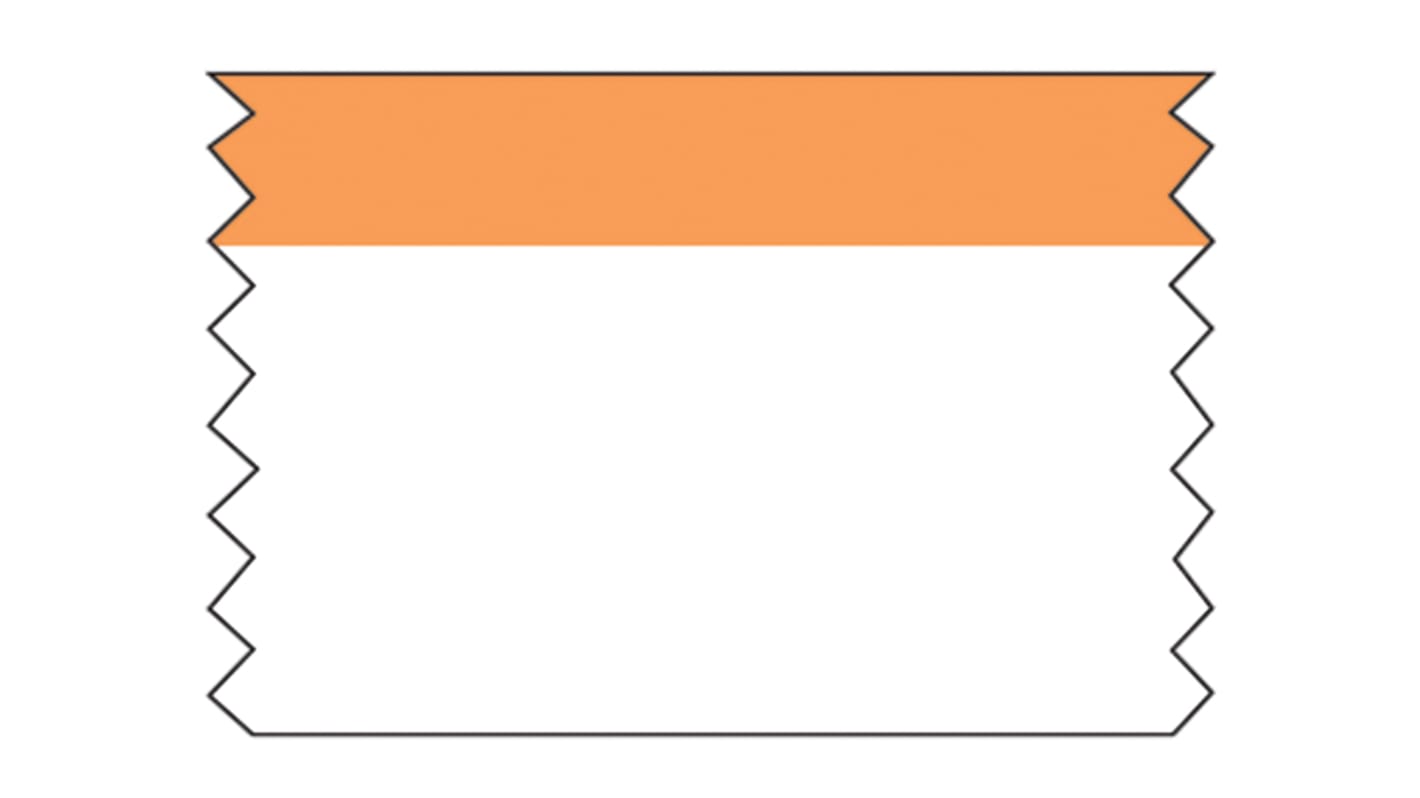 Panduit Veszélyjelző szalag Narancssárga, fehér Poliészter, 101.6mm x 15.2m