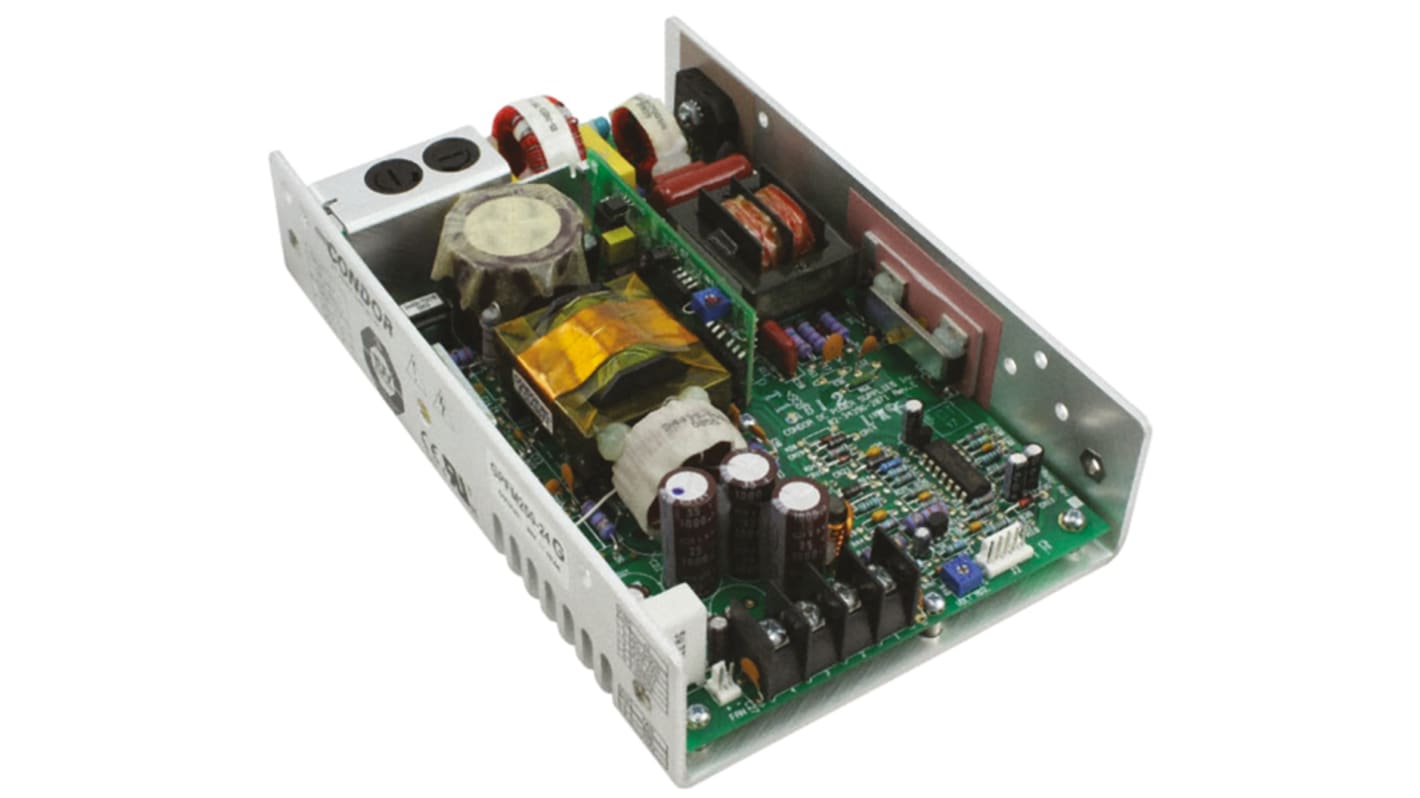 SL POWER CONDOR Switching Power Supply, GPFM250-24G, 24V dc, 180W, 1 Output, 85 → 264V ac Input Voltage