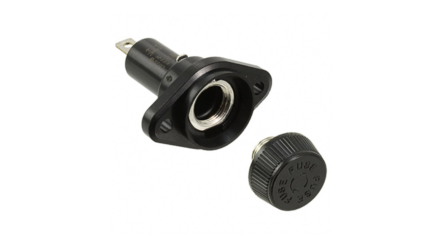 HPFEE Eaton Bussmann Series 15A Panel Mount Fuse Holder for 13/32 x