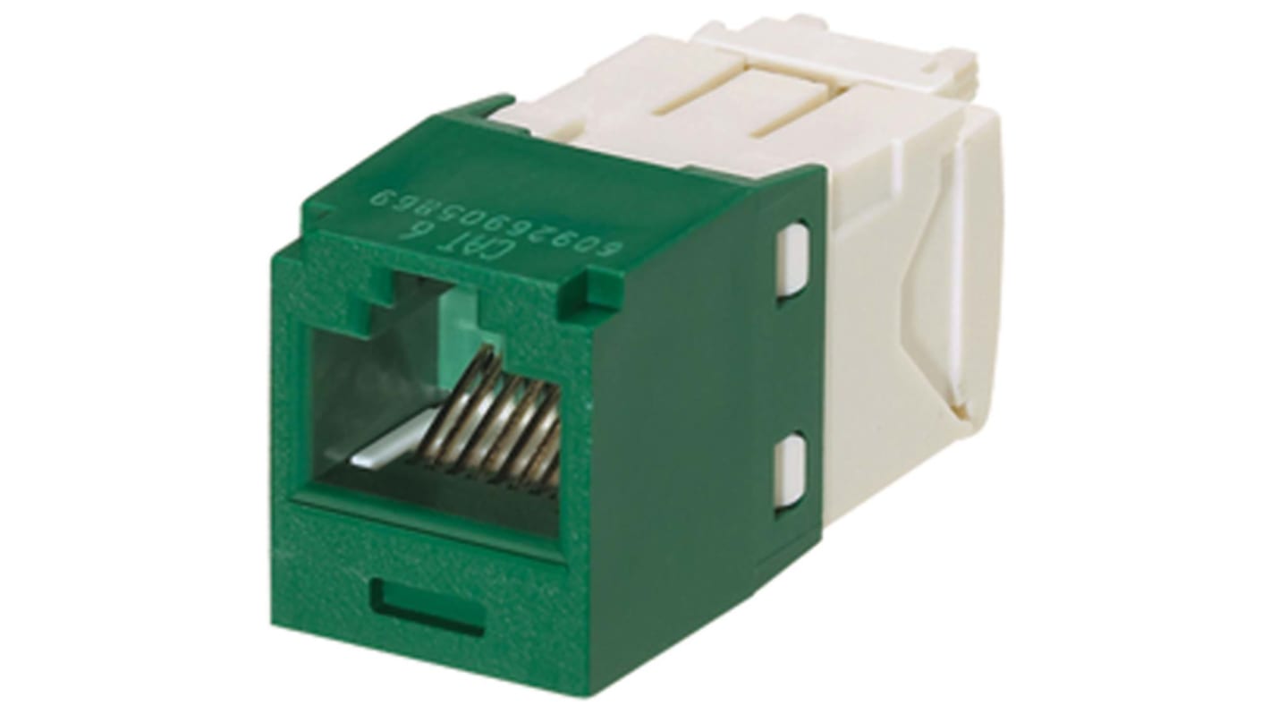 Connecteur RJ45 cat 6 Panduit série CJ Femelle, UTP Droit