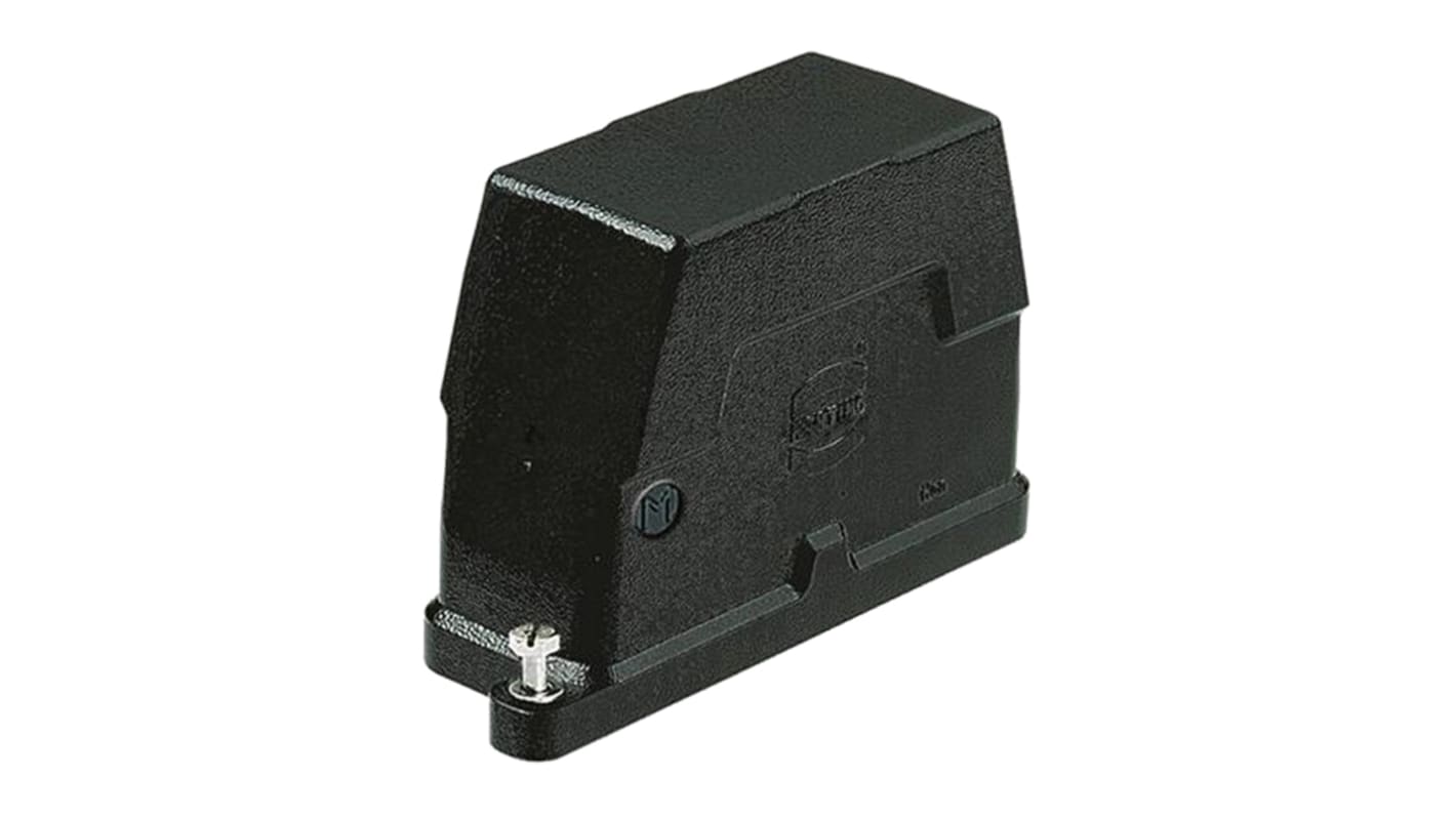 Carcasa para conector industrial con entrada lateral HARTING serie Han HPR tamaño 10 B, con rosca M25