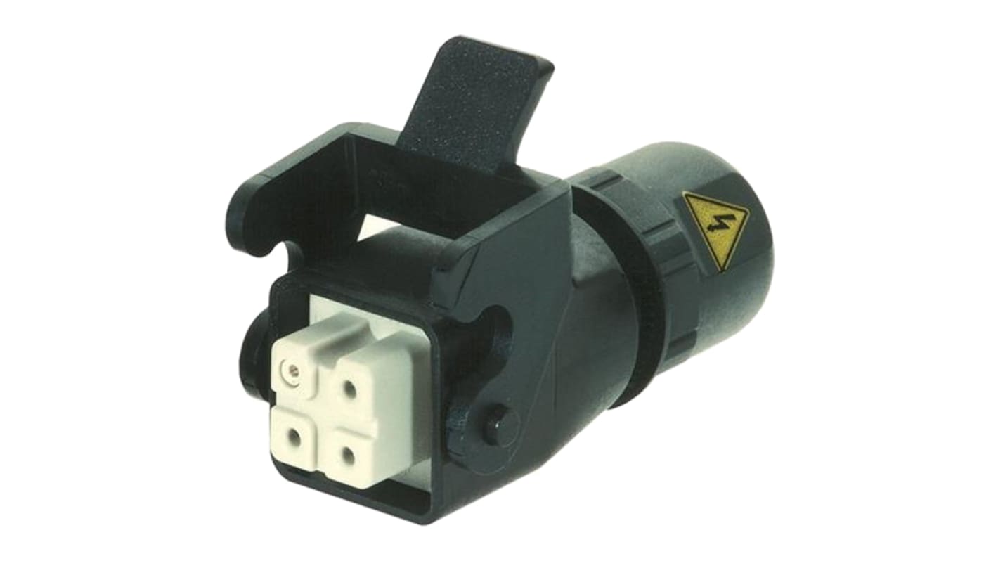 Harting Coupler, 3 Way, 10A, Female, Han A, Cable Mount, 400 V