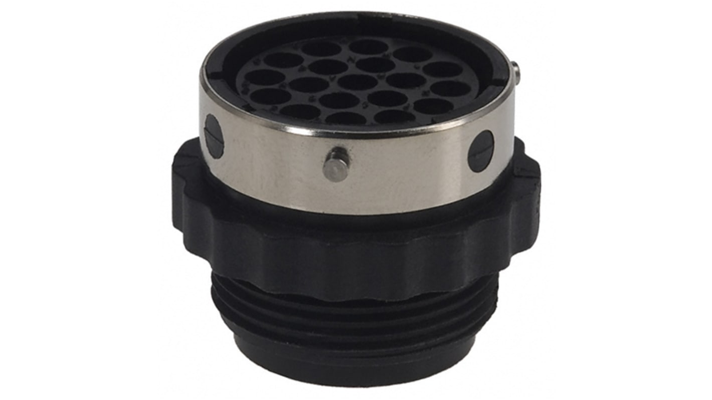 Souriau Circular Connector, 19 Contacts, Cable Mount, Plug, Female, IP65, UTG Series