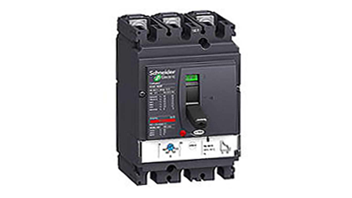 MCCB Schneider Electric, 3 Polos, 160A, Capacidad de Ruptura 90 kA, Montaje fijo, Gama NSX, LV4