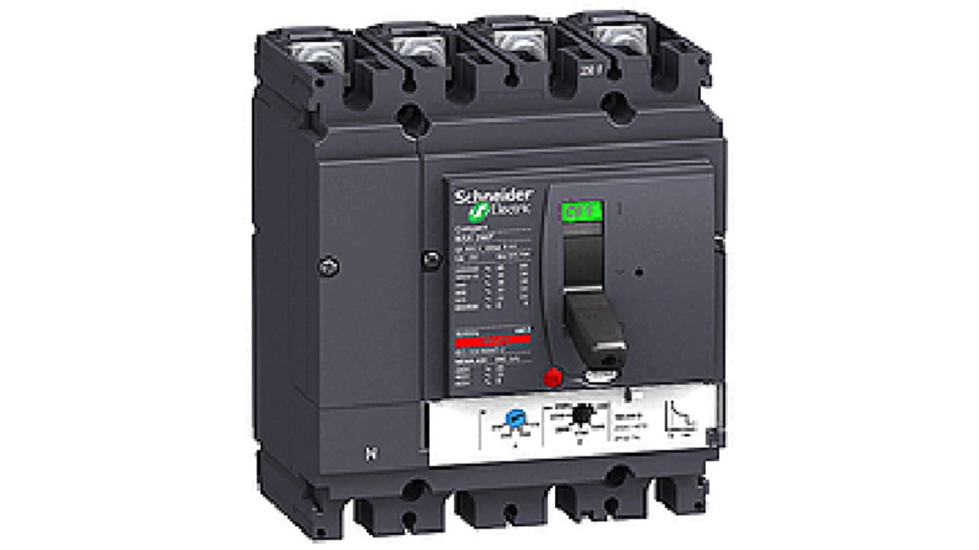 MCCB Schneider Electric, 3 Polos, 250A, Capacidad de Ruptura 85 kA, Montaje fijo, Gama NSX, LV4