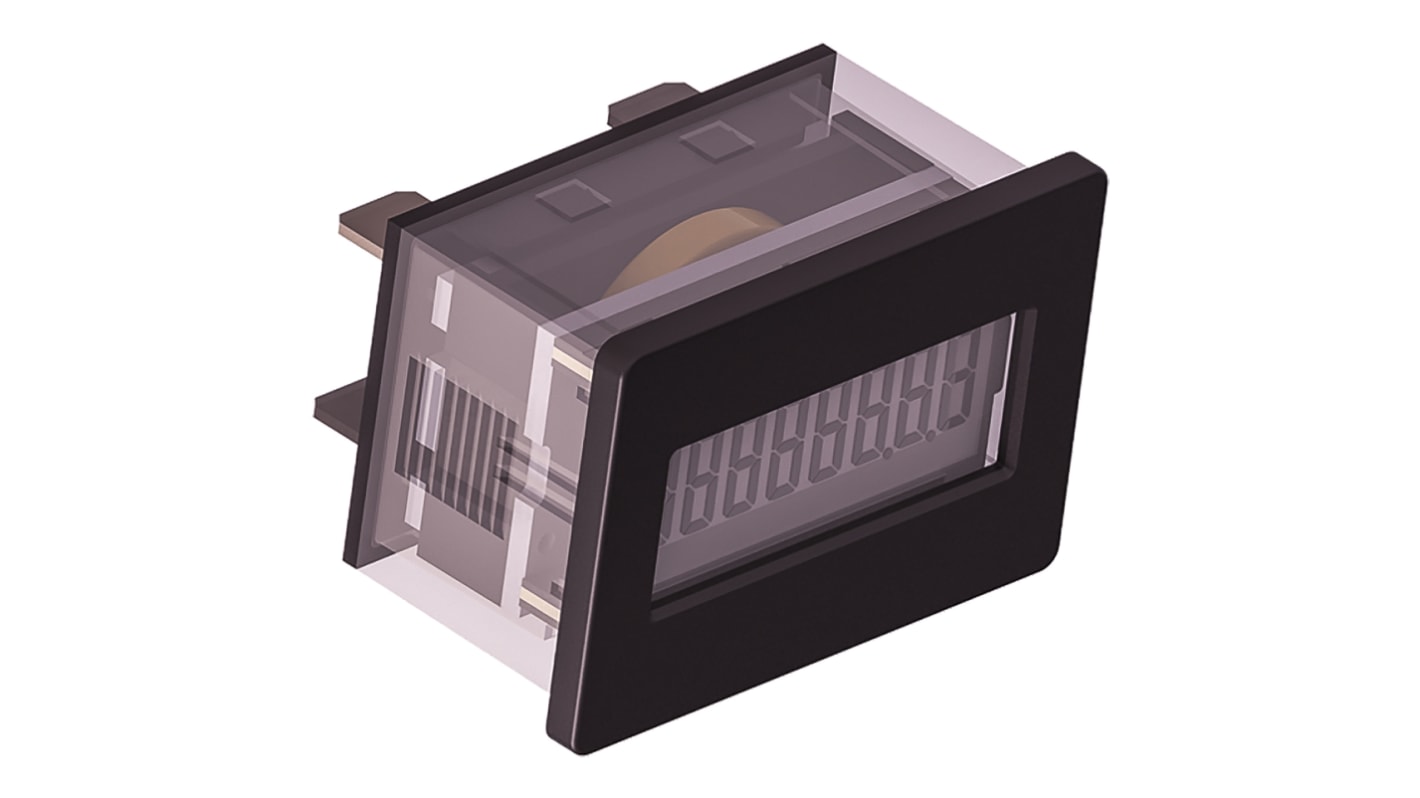 Contador Trumeter con display LCD de 8 dígitos, 10 → 300 V dc, 20 → 300 V ac