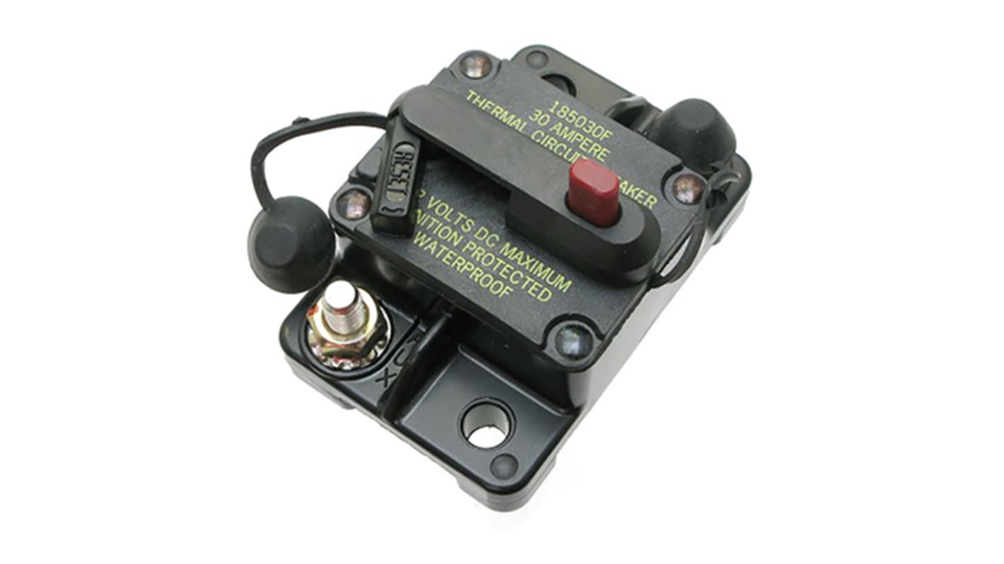 Cooper Bussmann Motor Protection Circuit Breaker - CB185 Single Pole 48V dc Voltage Rating, 30A Current Rating