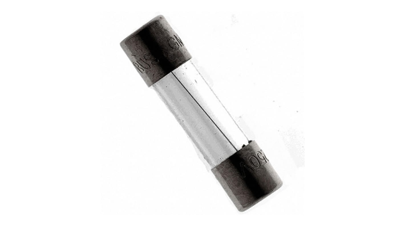 Cooper Bussmann 1.5A F Glass Cartridge Fuse, 5 x 20mm