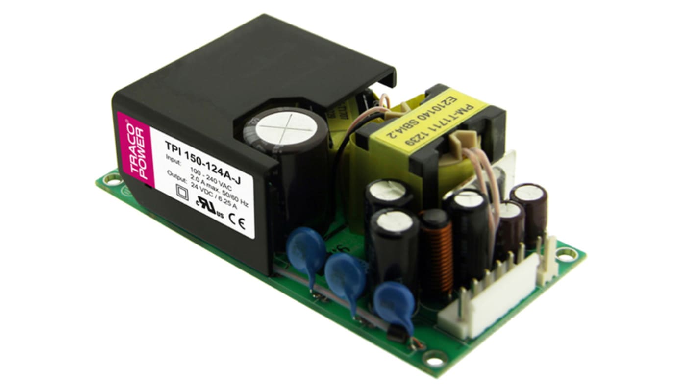 TRACOPOWER Switching Power Supply, TPI 150-136A-J, 36V dc, 3.05A, 150W, 1 Output, 120 → 370 V dc, 85 →