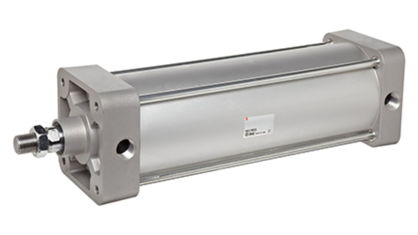 SMC Pneumatic Profile Cylinder - 82.55mm Bore, 203.2mm Stroke, NCA1 Series, Double Acting