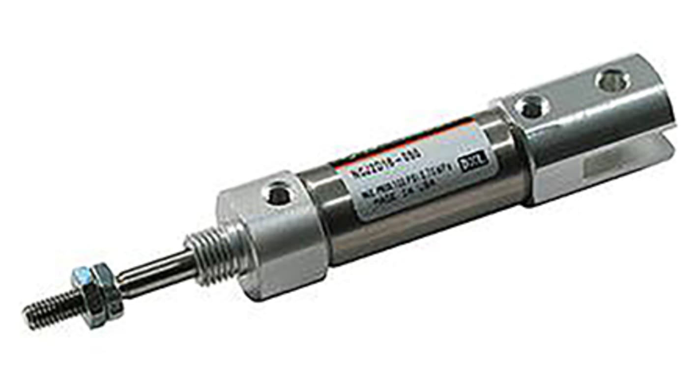 SMC Pneumatic Piston Rod Cylinder - 16mm Bore, 12.7mm Stroke, NCJ2 Series, Double Acting