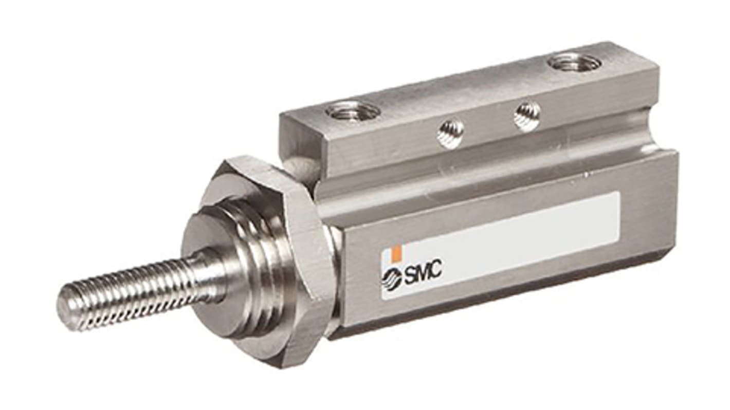 SMC NCJPB10 Pneumatik-Nadelzylinder doppeltwirkend, Bohrung Ø 10mm / Hub 100mm, bis 0,7 MPa