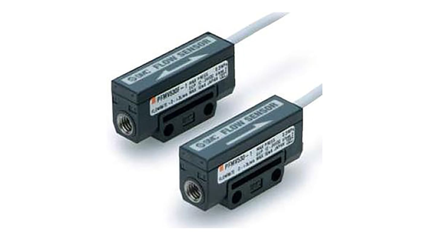 SMC PFMV Trockene Luft, Gas Drucksensor 12 → 24 V dc 0 l/min. → 1 l/min. Typ Saugkraft