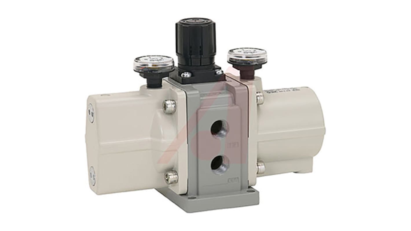 SMC R 1/8 Pneumatic Regulator -, 1MPa max. input