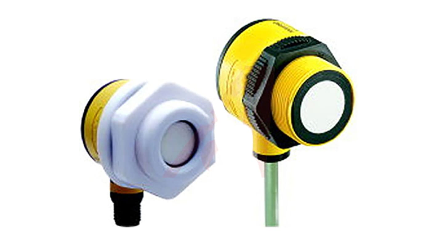 Banner Ultrasonic Barrel-Style Proximity Sensor, 300 → 2000 mm Detection, Analogue, PNP Output, 15 → 24 V