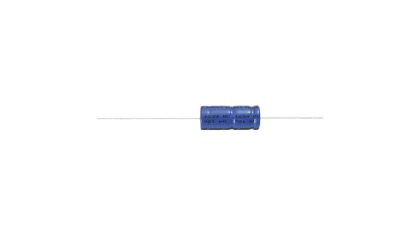 Vishay 021 ASM, THT Elektrolyt Kondensator 470μF ±20% / 25V dc, Ø 10mm x 18mm, +85°C