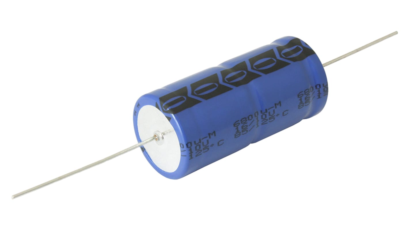 Vishay 118 AHT, THT Aluminium-Elektrolyt Kondensator 100μF ±20% / 63V dc, Ø 10mm x 25mm, bis 125°C